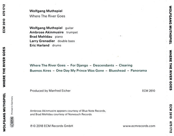 Wolfgang Muthspiel : Where The River Goes (CD, Album)