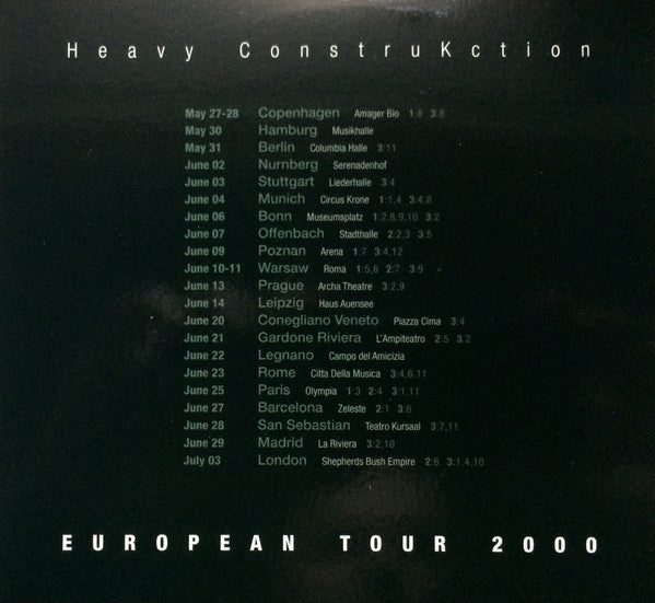 King Crimson : Heavy ConstruKction (3xCD, Album, RE)