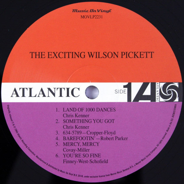 Wilson Pickett : The Exciting Wilson Pickett (LP, Album, Mono, RE, 180)