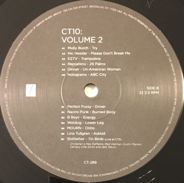 Various : CT10: Volume 2 (LP, Ltd, Smplr)