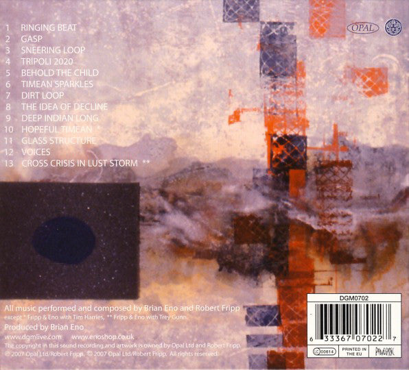 Fripp & Eno : Beyond Even (1992 - 2006) (CD, Album, Mixed + CD, Album, RE + Ltd, Dig)