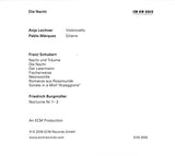 Franz Schubert, Anja Lechner / Pablo Márquez : Die Nacht (CD, Album)