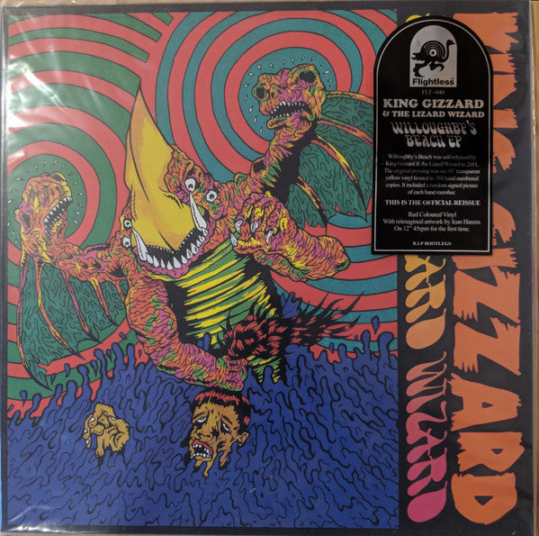 King Gizzard And The Lizard Wizard : Willoughby's Beach (12", EP, Ltd, RE, Red)