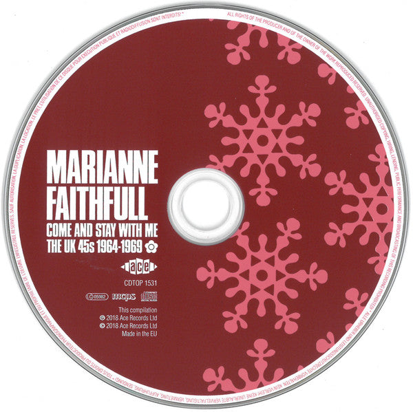 Marianne Faithfull : Come And Stay With Me - The UK 45s 1964-1969 (CD, Comp, Mono)