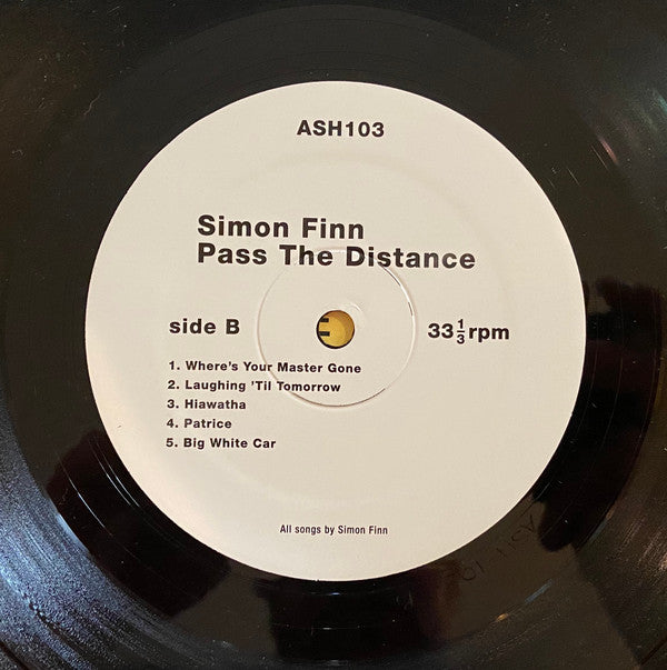 Simon Finn : Pass The Distance (LP, Album, RE)