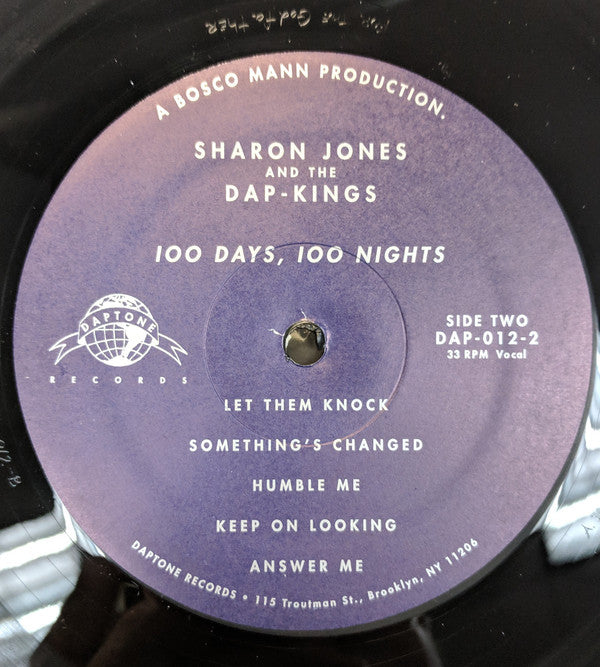 Sharon Jones & The Dap-Kings : 100 Days, 100 Nights (LP, Album, RE)