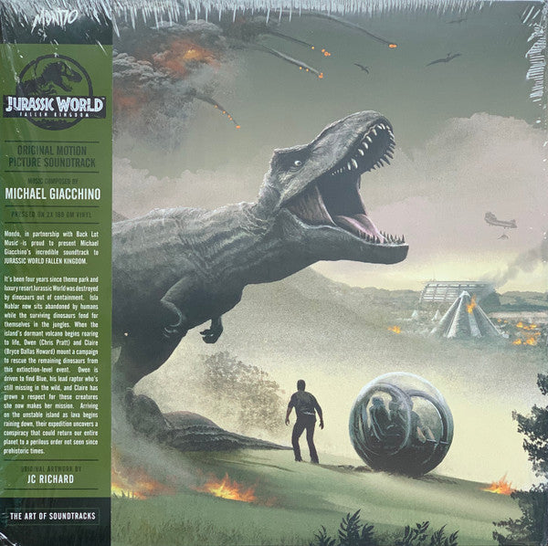 Michael Giacchino : Jurassic World: Fallen Kingdom (Original Motion Picture Soundtrack) (2xLP, Album, Ltd, Cle)