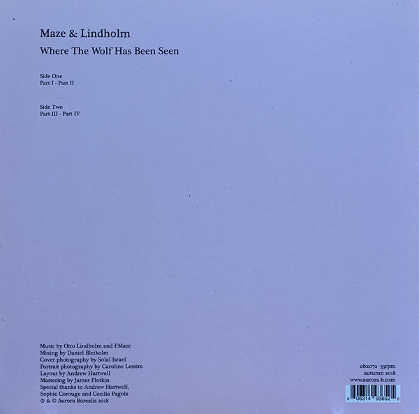 Maze & Lindholm : Where The Wolf Has Been Seen (LP, Album, Ltd, 180)