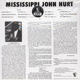 Mississippi John Hurt : Folk Songs And Blues (LP, Album, RE, 180)