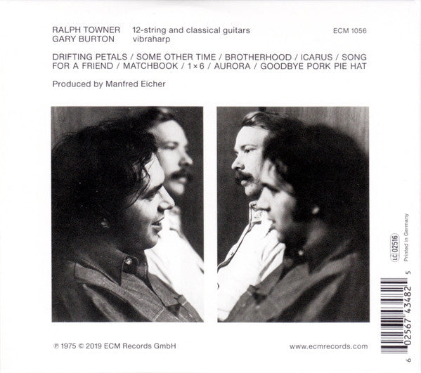 Ralph Towner / Gary Burton : Matchbook (CD, Album, RE)