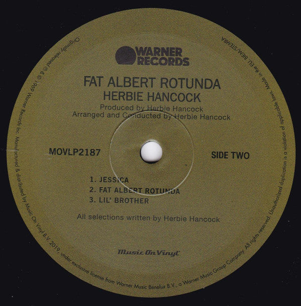 Herbie Hancock : Fat Albert Rotunda (LP, Album, RE)