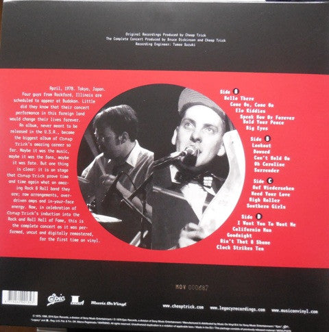 Cheap Trick : At Budokan: The Complete Concert (2xLP, Album, Ltd, Num, RE, Red)