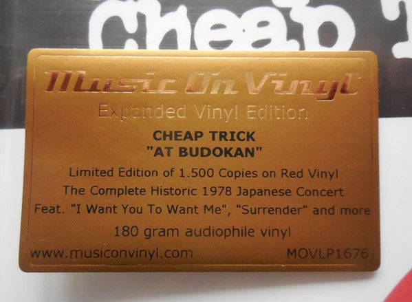 Cheap Trick : At Budokan: The Complete Concert (2xLP, Album, Ltd, Num, RE, Red)