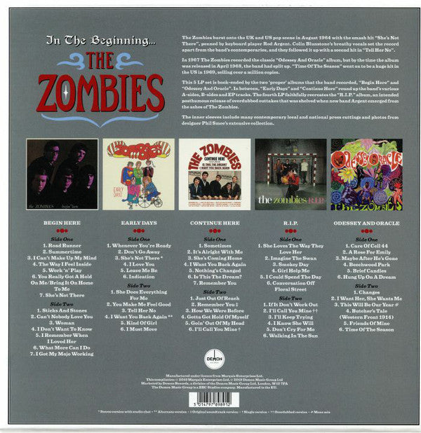 The Zombies : In The Beginning... (Box + LP, Album, Mono, RE, Ora + LP, Album, Comp, )