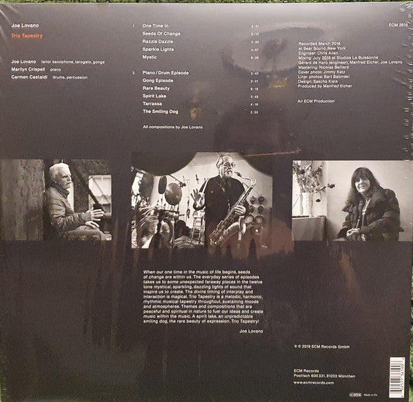Joe Lovano, Trio Tapestry, Marilyn Crispell, Carmen Castaldi : Trio Tapestry (LP, Album)