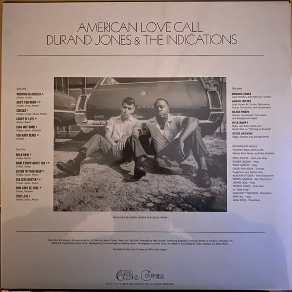 Durand Jones & The Indications : American Love Call (LP, Album)