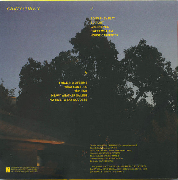 Chris Cohen : Chris Cohen (LP, Album, Ltd, Cok)