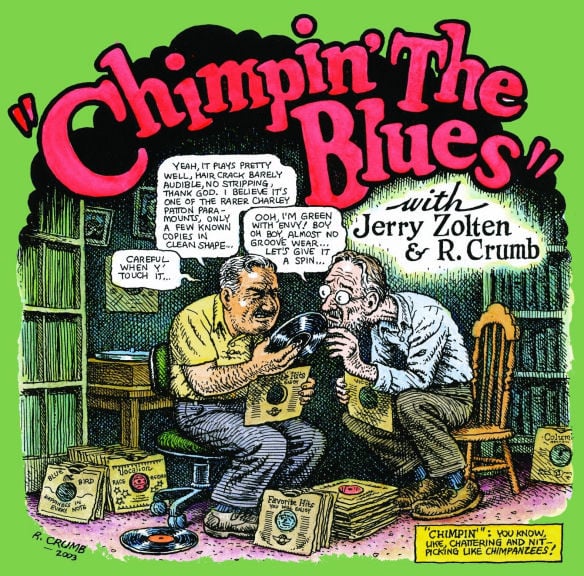 Jerry Zolten & Robert Crumb : Chimpin' The Blues (LP, Tra)