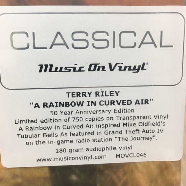 Terry Riley : A Rainbow In Curved Air (LP, Album, Ltd, Num, RE, Tra)