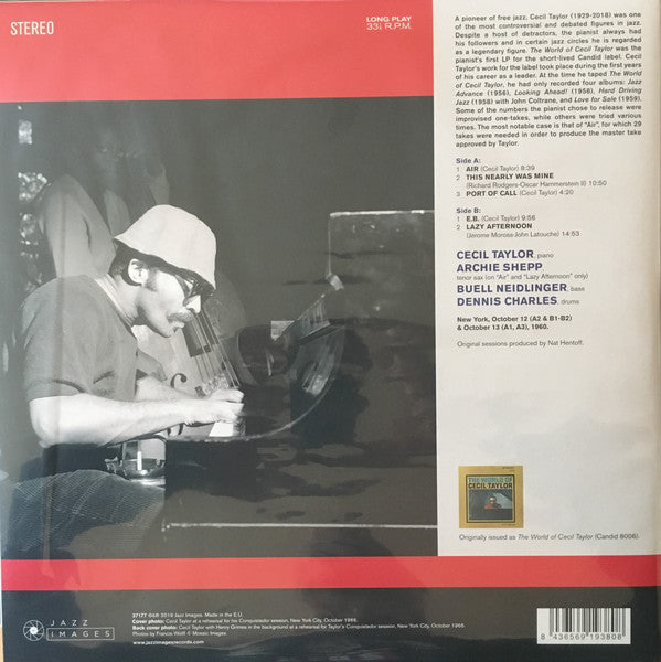 Cecil Taylor : The World Of Cecil Taylor (LP, Album, RE)