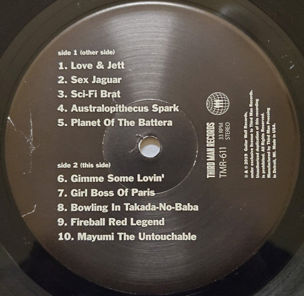 Guitar Wolf : Love & Jett (LP, Album)
