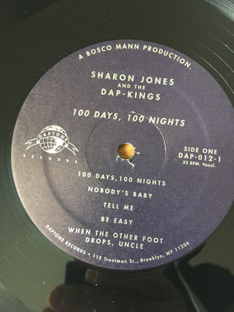 Sharon Jones & The Dap-Kings : 100 Days, 100 Nights (LP, Album, RP)