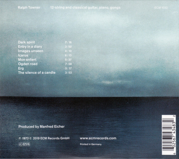 Ralph Towner : Diary (CD, Album, RE)
