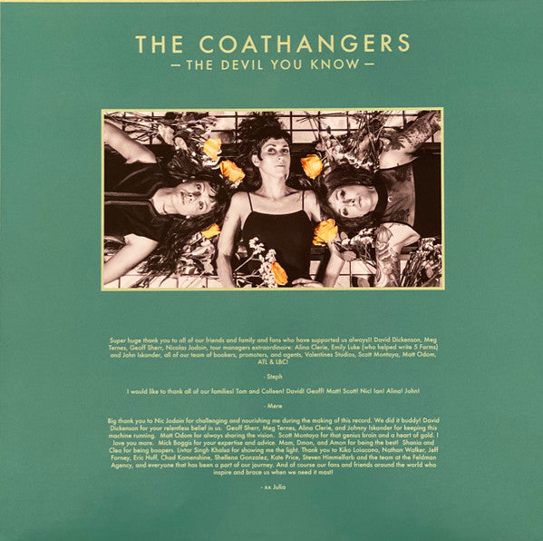 The Coathangers : The Devil You Know (LP, Album, Ltd, Cok)