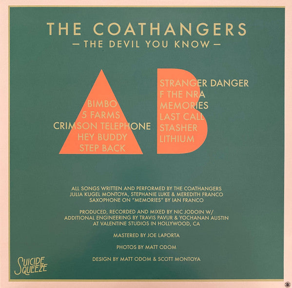 The Coathangers : The Devil You Know (LP, Album, Ltd, Cok)