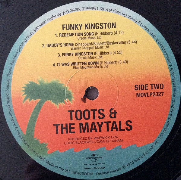 Toots & The Maytals : Funky Kingston (LP, Album, RE, 180)