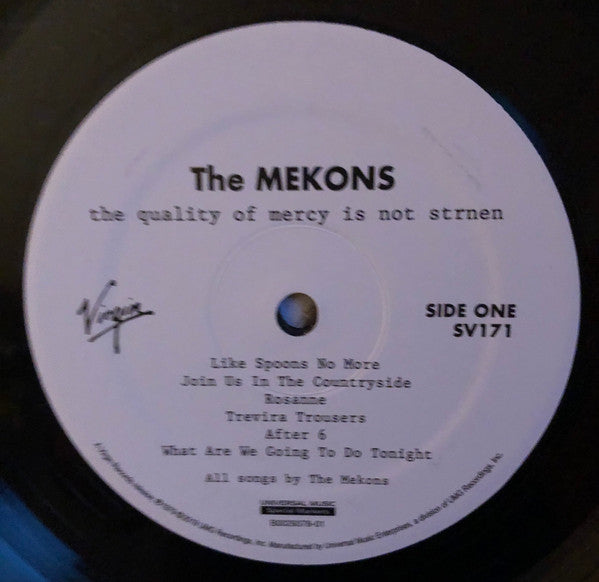 The Mekons : The Quality Of Mercy Is Not Strnen (LP, Album, RE)