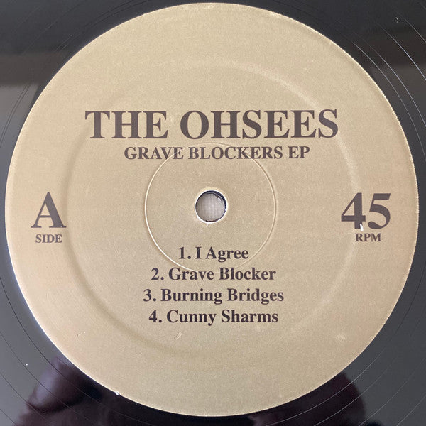 Thee Oh Sees : Grave Blockers EP (12", EP, RE, RM)