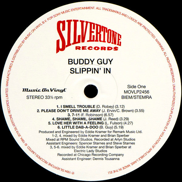 Buddy Guy : Slippin' In (LP, Album, RE, 180)