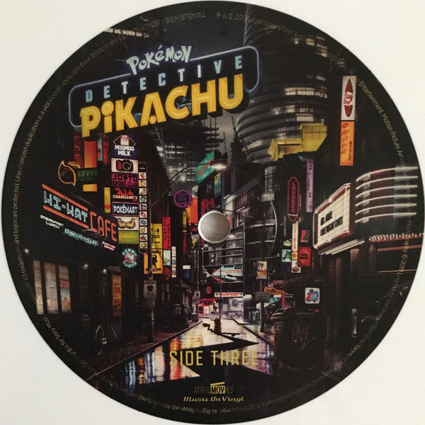Henry Jackman : Pokémon Detective Pikachu (Original Motion Picture Soundtrack) (LP, Whi + LP, S/Sided, Etch, Whi + Album, Ltd, Num)