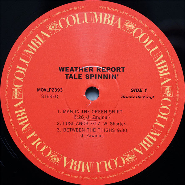 Weather Report : Tale Spinnin' (LP, Album, RE, 180)