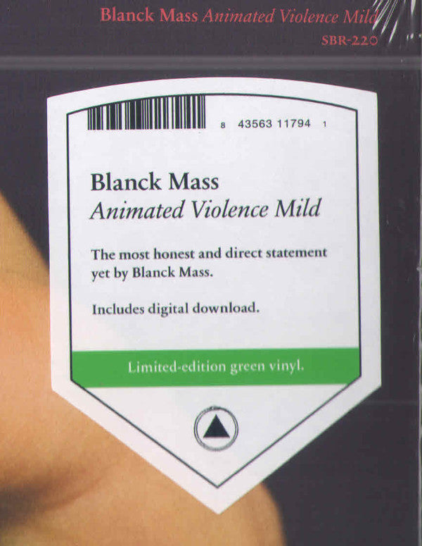 Blanck Mass : Animated Violence Mild (LP, Ltd, Gre)