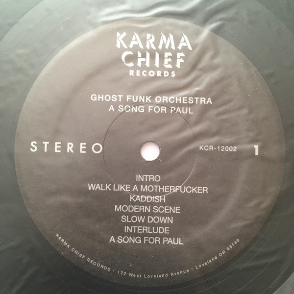 Ghost Funk Orchestra : A Song For Paul (LP, Album)
