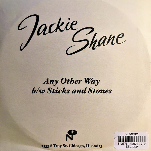 Jackie Shane : Any Other Way / Sticks And Stones (7", Single)