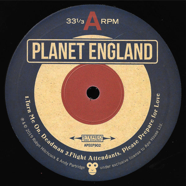 Robyn Hitchcock / Andy Partridge : Planet England (10", EP)