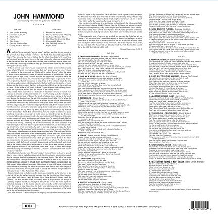 John Paul Hammond : John Hammond (LP, Album, RE)