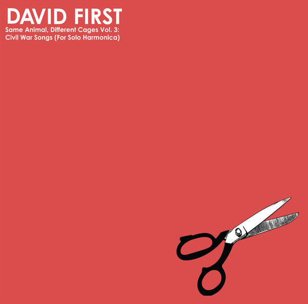 David First : Same Animal, Different Cages Vol. 3: Civil War Songs (For Solo Harmonica) (LP, Album, Ltd)