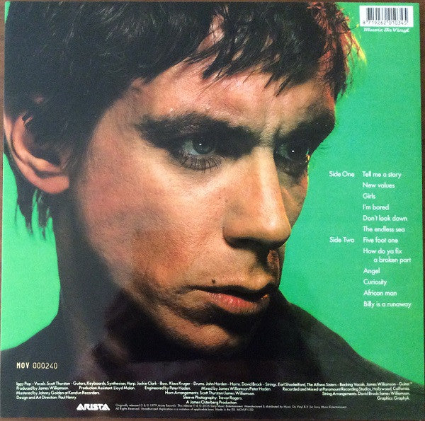 Iggy Pop : New Values (LP, Album, Ltd, Num, RE, Gre)