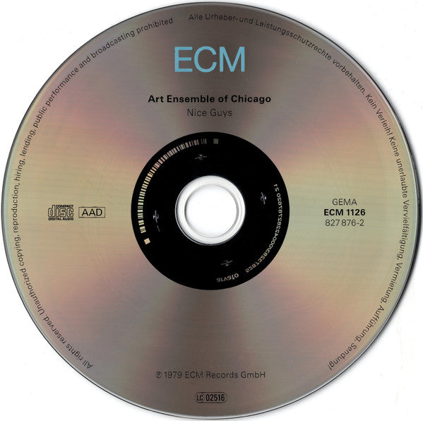 The Art Ensemble Of Chicago : Nice Guys (CD, Album, RE)