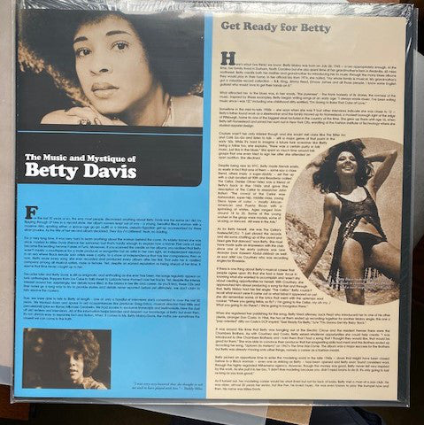 Betty Davis : Betty Davis (LP, Album, RE, RM)