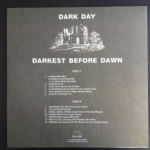 Dark Day : Darkest Before Dawn (LP, Album, RE, RM)
