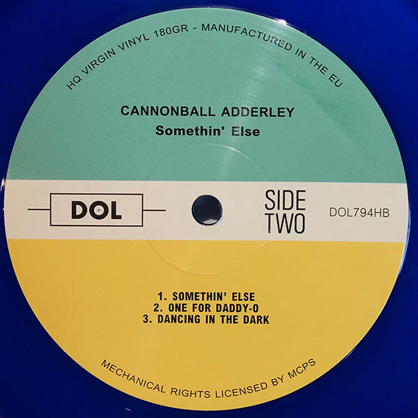 Cannonball Adderley : Somethin' Else (LP, Album, RE, Blu)