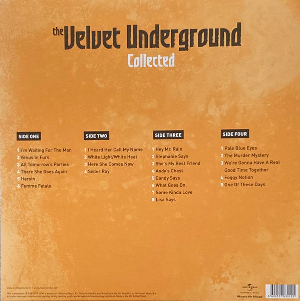 The Velvet Underground : Collected (2xLP, Comp, RE)