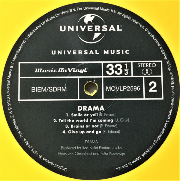 Drama (8) : Drama (LP, Album, Ltd, Num, RE, Yel)