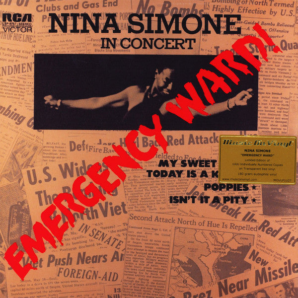 Nina Simone : In Concert - Emergency Ward! (LP, Album, Ltd, Num, RE, Tra)