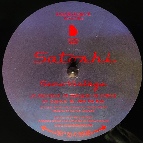 Satoshi (35) : Semi-Vintage (12")